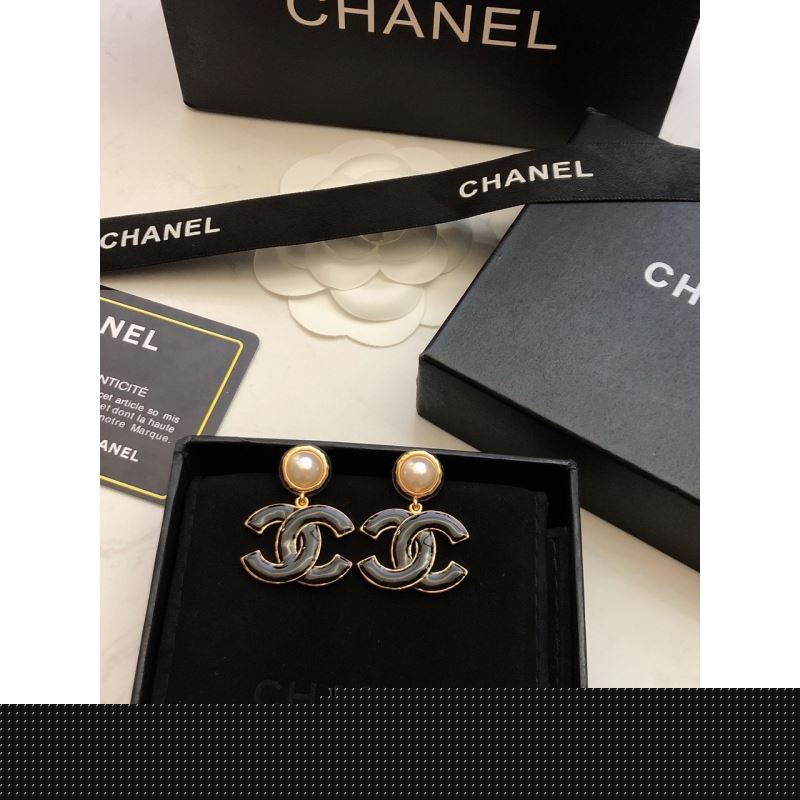 Ch*el earrings